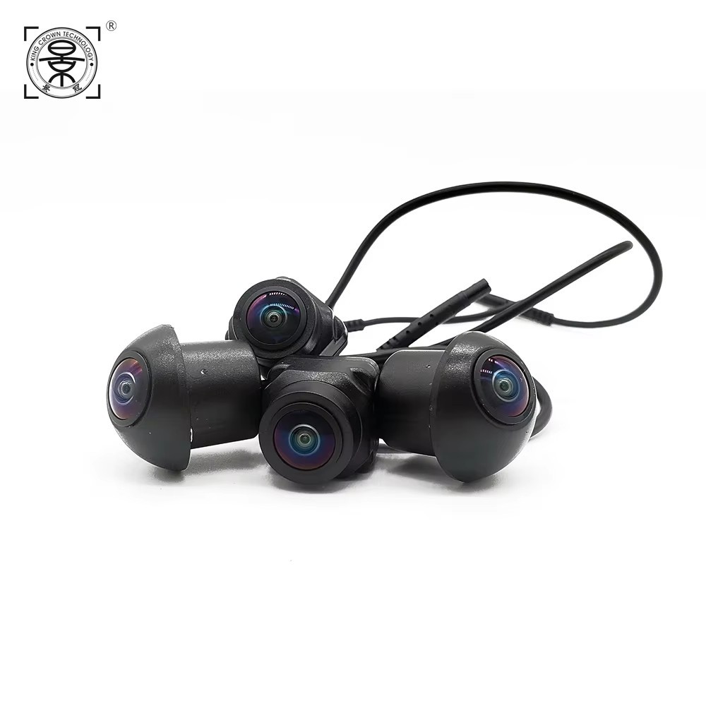 360 Car Camera System with 1080P HD Resolution IP67/IP68 Waterproof and Infrared Night Vision for Panoramic Parking