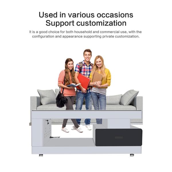 Gaveta ereta livre do jogo interativo interno do café do sistema do androide do lcd de 43 polegadas tabela esperta do tela táctil