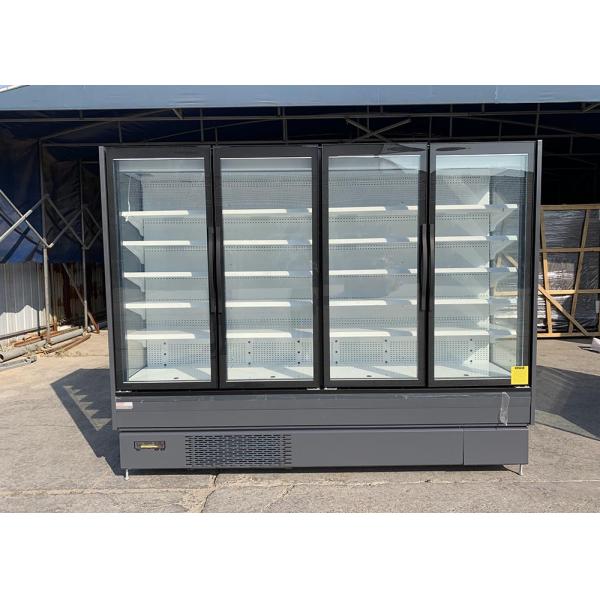 Integral Swing 4 Glass Door Multideck Display Refrigerator R290 Plug In