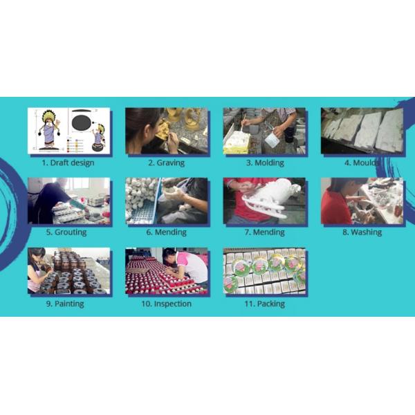 Materiales amistosos YueChance de Eco de la fibra de vidrio de la escultura hecha a mano de la seta