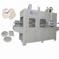 Máquina de termoformagem de celulose descartável, máquina de fazer caixas de comida para levar 100kw