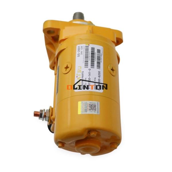 ZAX200-6 6BG1 Excavator Starter Motor 5-81100-118-0 1-81100-141-0 Long Lifespan