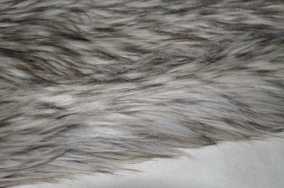 Patterned Artificial Long Hair Fur Fabric Jacquard Faux Fox By The Yard