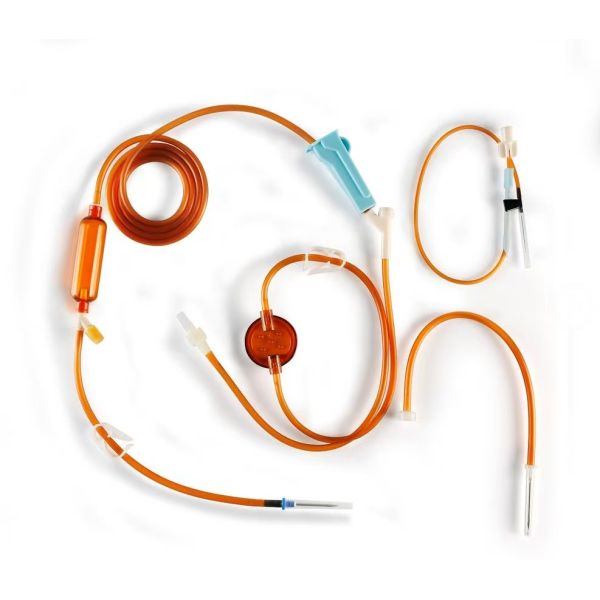 Disposable 20/60Drops Light Proof IV Infusion Set With Needle