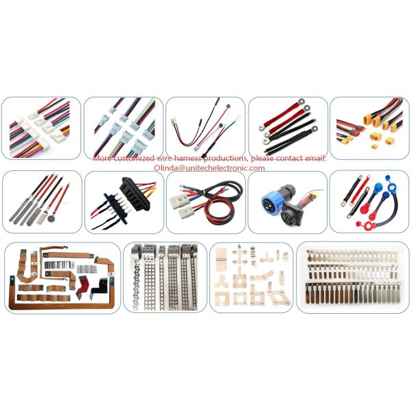 Best Custom Cable Assembly T2608 Crimped Type Nickel Welding Tab Battery Wire Connectors