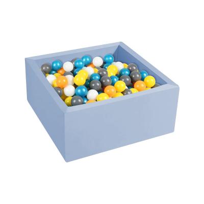 Skin Friendly Velvet Fabric Foam Ball Pit Square OEM ODM OBM