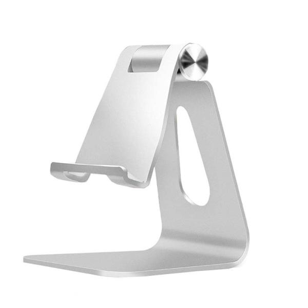 Aluminum mobile phone bracket swivel shaft adjustable universal metal desktop bracket 80*74*100mm