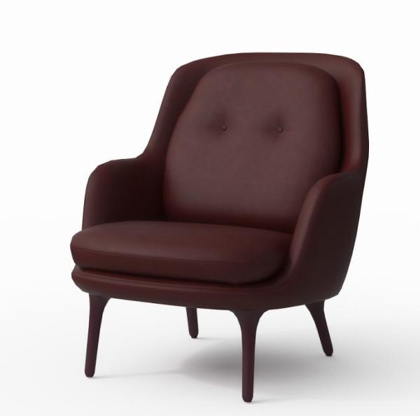Ro Lounge Velvet Chair hotel lobby armchair fabric leather chair