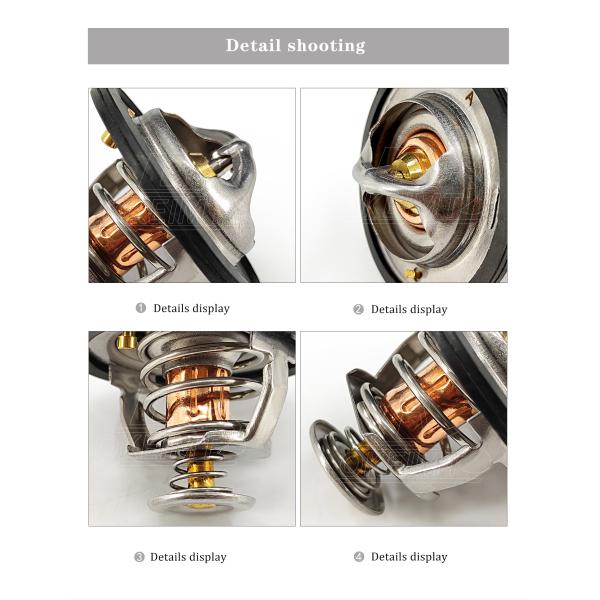 Excavator Engine Thermostat 8-97361770-0 For Isuzu 4JG1-82°