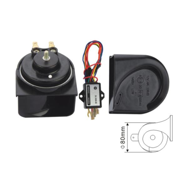 Truck Snail Horn Portable Car Horn , Electric Car Horn With 12V Power Supply