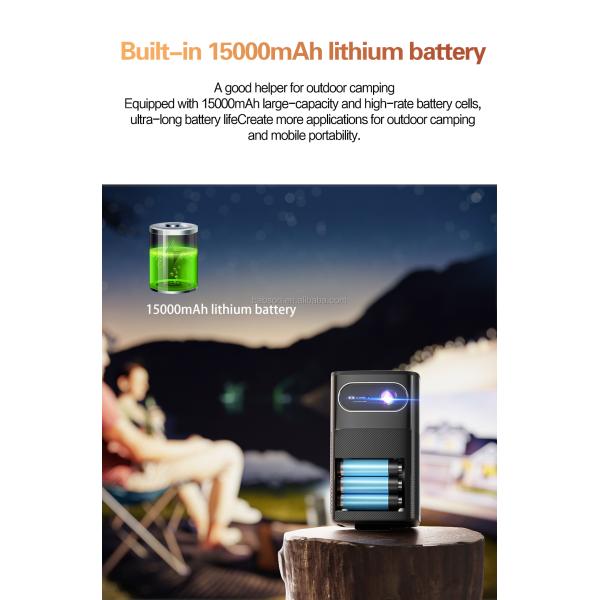 Customized 1080P Outdoor Projector Battery Projector High Uniformity High Quality Manufacturers' Product
