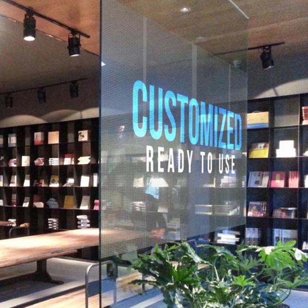 カスタマイズ可能な透明ビデオウォール広視野角