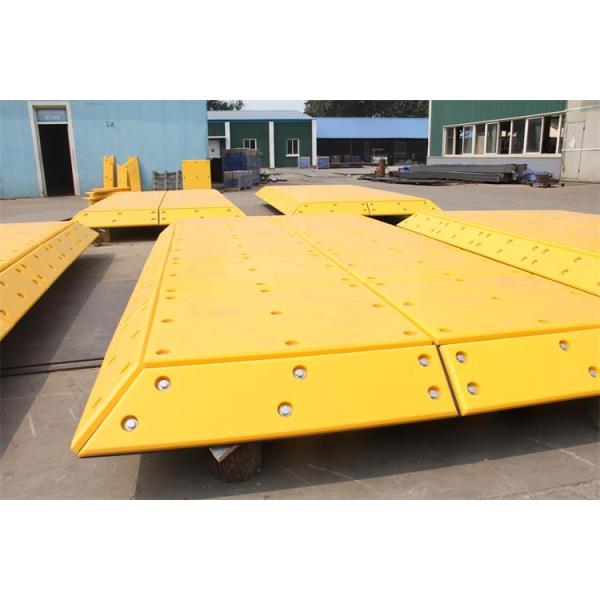 Customized Anti Impact Marine Fender Pad Uhmwpe / Hdpe