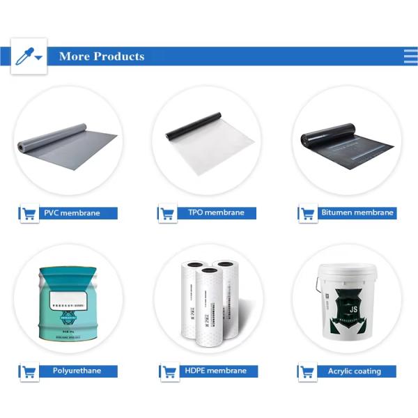 Durable Reinforced Pvc Roof Deck Membrane 20m Length Long Lasting Pvc Roofing Membrane