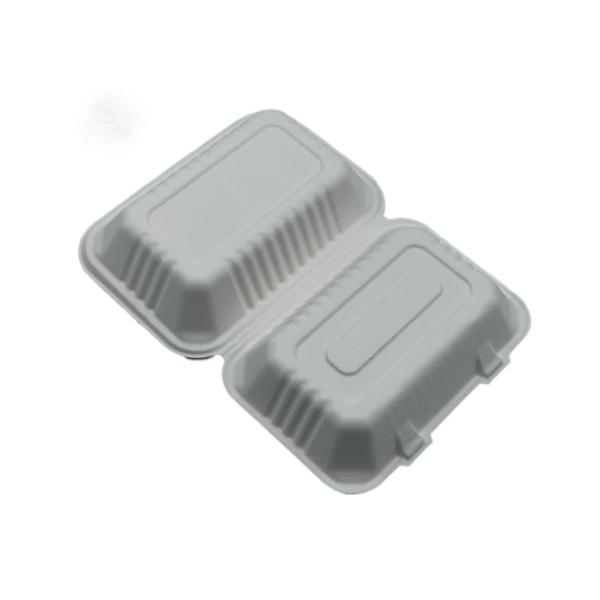 Tableware Biodegradable 9×6inch Bagasse Takeaway Containers
