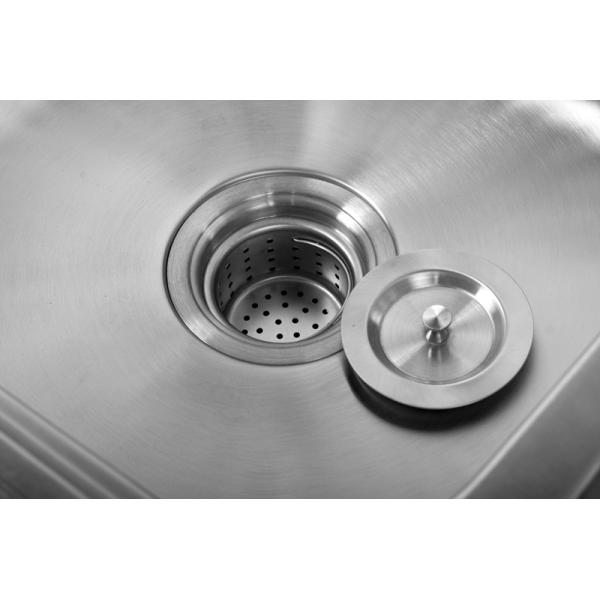 Нержавеющей стали держателя OEM кухонная раковина шара верхней одиночная с Drainboard 36x20