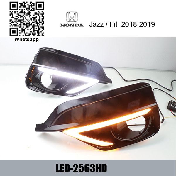 Honda Jazz Fit 2018-2019 LED Daytime Running Lights DRL driving daylight