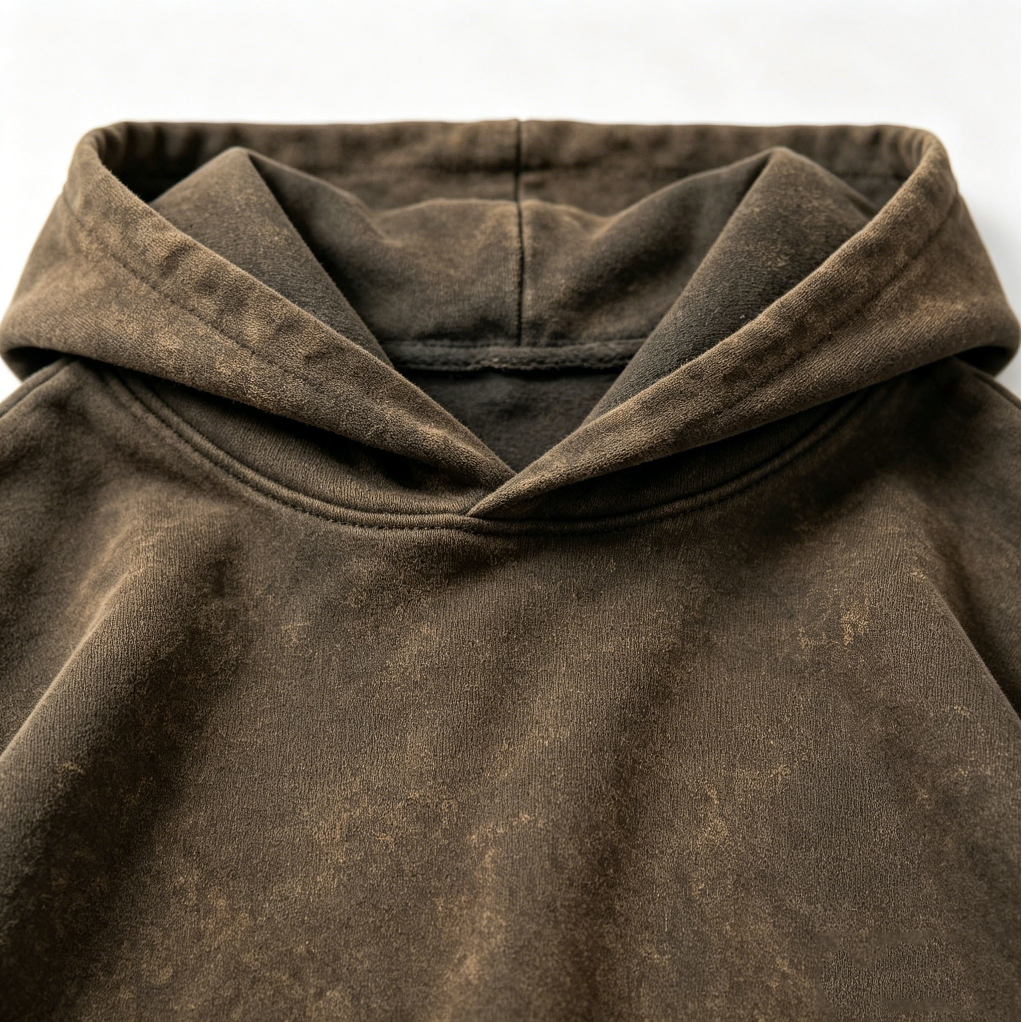 Custom Printed Mens Vintage Wash Hoodie Autumn Winter Casual Hooded Sweatshirt