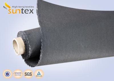 Fogo da cortina de fumo - material à prova de fogo revestido acrílico resistente da tela 0.8mm da fibra de vidro