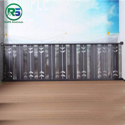 Gorgeous Artistic Contemporary Aluminum Fence Durable Panels Rotproof For Garden