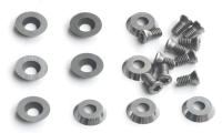 10PCS Woodturning Round Carbide Inserts R8.9mm Indexável para torno de trabalho de madeira DIY