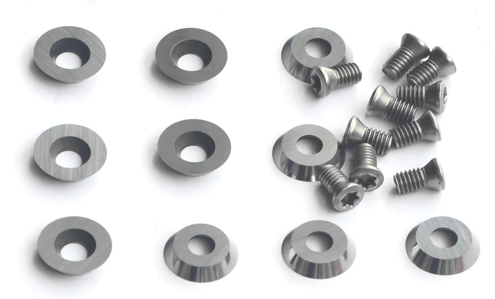 10PCS Woodturning Round Carbide Inserts R8.9mm Indexable For DIY Woodworking Lathe (Родные карбидные вставки для деревообработки)