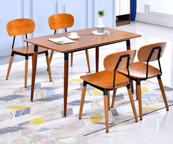 переклейка 79cm изогнутая обедая ресторан фаст-фуда кофейни стула ретро