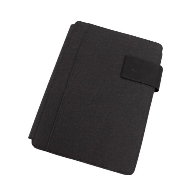 Перезаряжаемые кожаная беспроводная тетрадь банка силы, подарок Multiscene установила для корпоративного