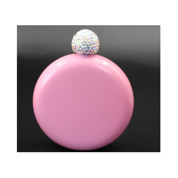 Spray Paint Round Hip Flask Gift Wine Pot 5 Oz Western Style For Adult