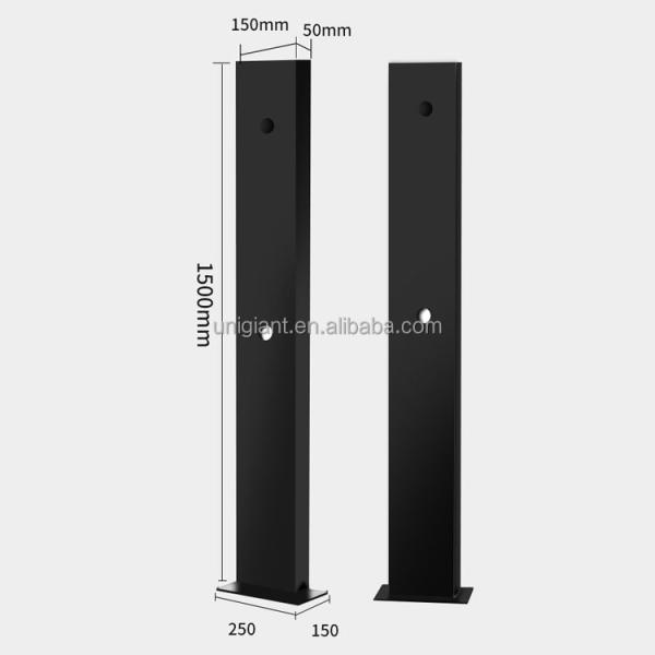 Steel Pillar Stand Column for EV Charger Easy Installation and Support Wholesal