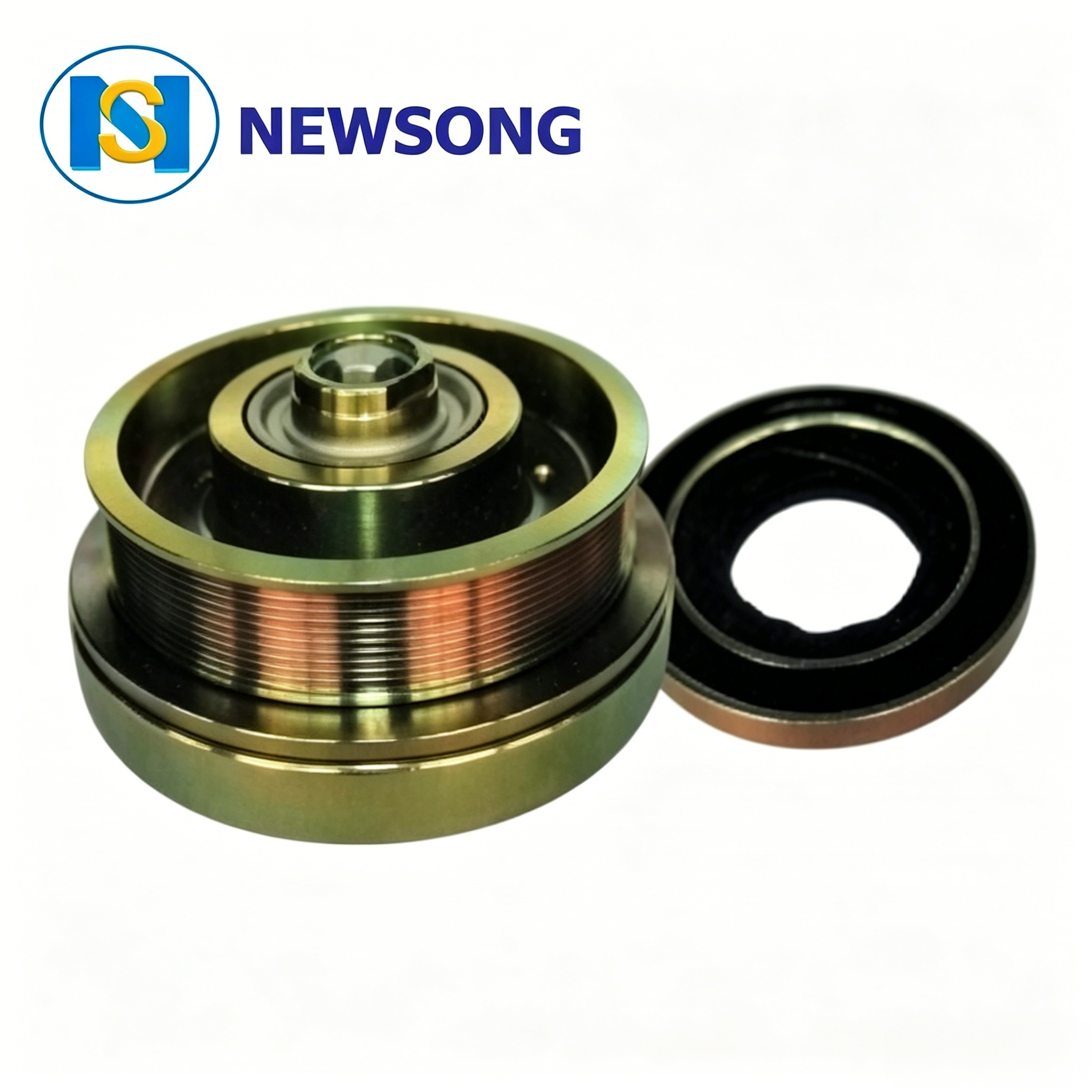 Φ235mm / Φ210mm 10PK DC 24V Bus Ac Compressor Clutch TS16949 60W DL280 6NFCY
