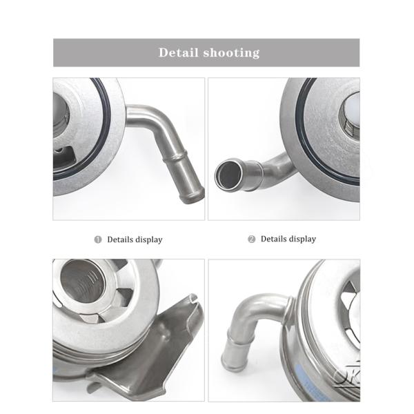 Aluminum Engine Oil Cooler For Toyota Land Cruiser UZJ200 URJ202 VDJ200 2007-2016 15710-50090