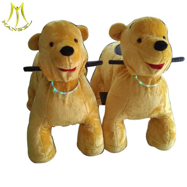 Hansel low investment high profit business kids ride on soft animal toy