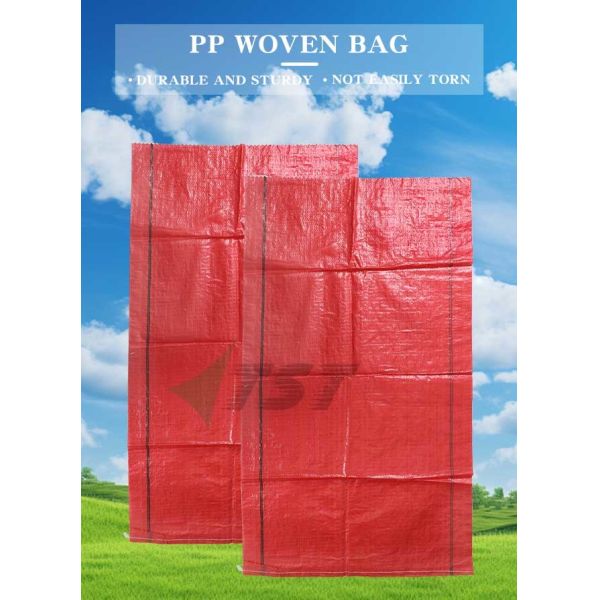 Red Color New Virgin Material PP Woven Sack For Potato Chile Peru