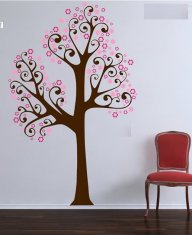 Designer Wall Flower Stickers G186 / Decorative Wall Stickers