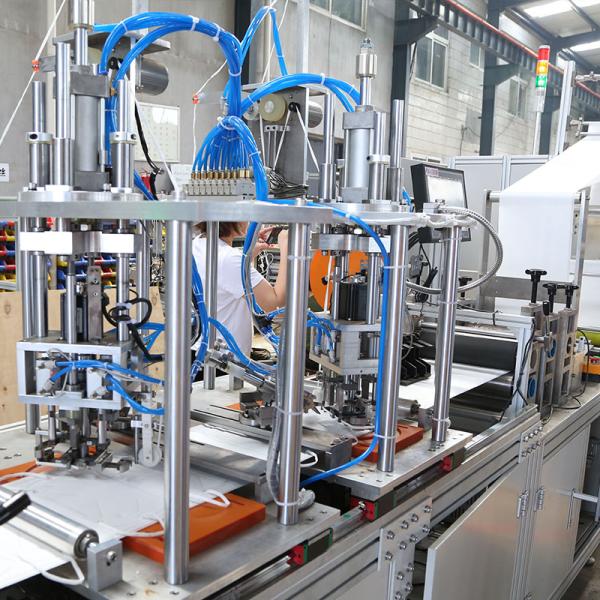 N95mask Making Machine 10 2020 Manufacturing Plant Aluminum Provided Automatic N95 Mask Machine Non-woven Fabrics Online DEYI