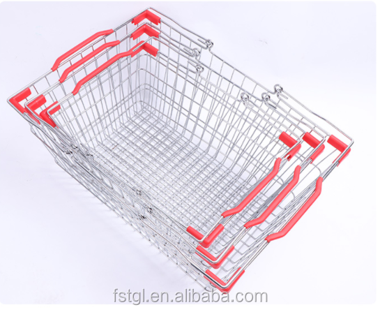 15 kg de poids Capacité de stockage de panier métallique en filet métallique zinc ou chrome