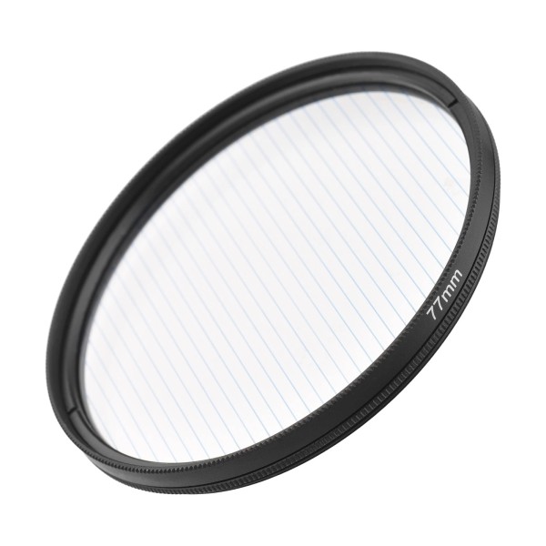 Resin Glass Special Effect Lens Filter Waterproof Oil Proof Blue Streak Filter With Nano Coating