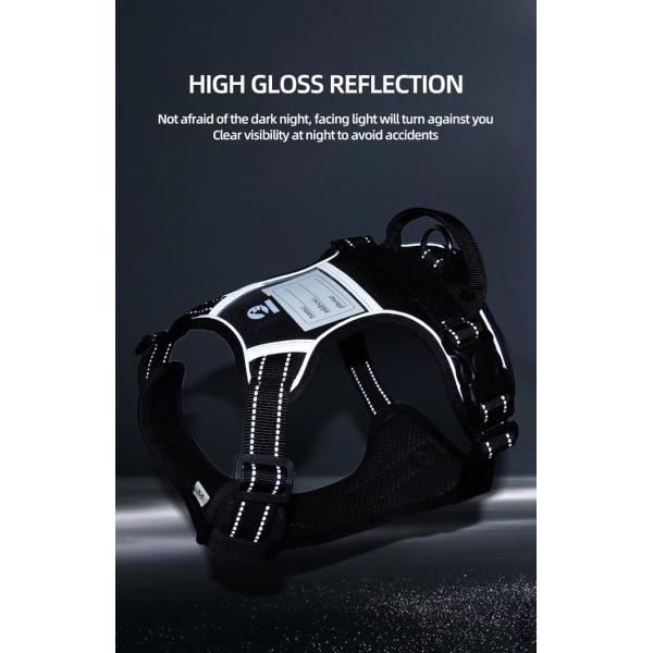 Pet Anti breakaway Harness Reflective Multifunctional Anti Lost Harness For Large Dog