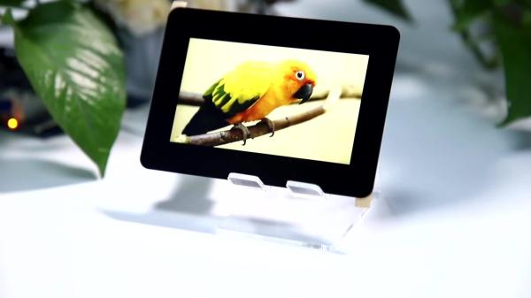1024x600 TFT LCD Touch Screen Display 7 Inch 800cd/M2 Brightness