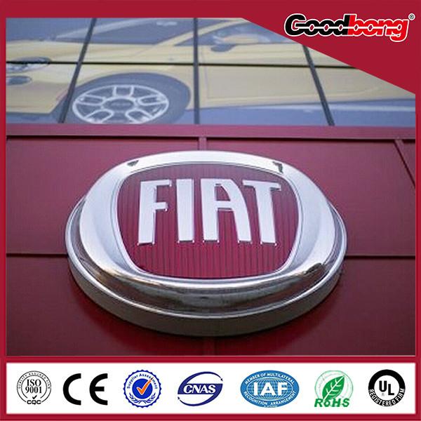 Outdoor vacuum forming acrylic advertising pylon sign for auto dealership shop