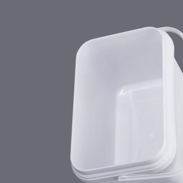 1.5L-25L Cube rectangulaire en PP avec couvercle pour l'impression à écran de soie / transfert thermique