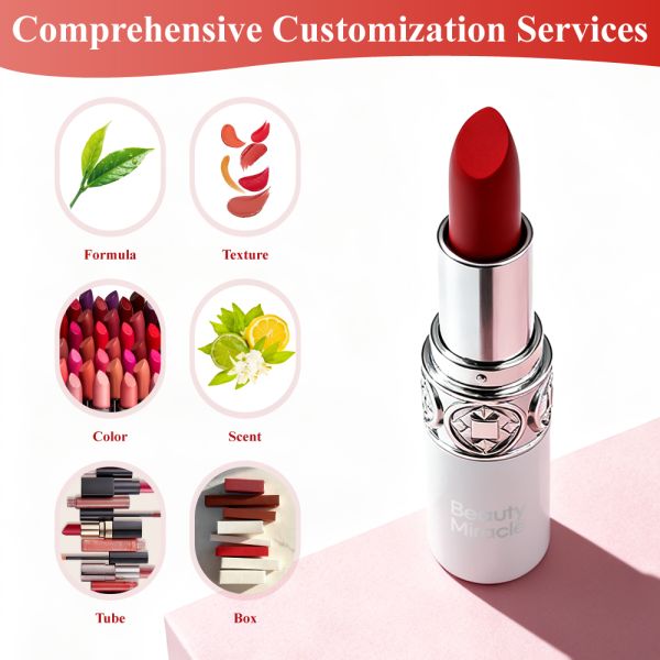 22 Shades  Low MOQ Brand Waterproof High Pigment Content Soft Silky Lightweight Vegan Cruelty-free Velvet Matte Lipstick