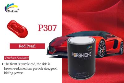 Scratch Resistant Car Pearl Paint Durable Mildewproof Red Color