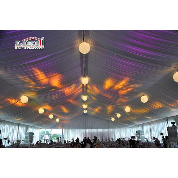 White Top Glass Walling Luxury Wedding Tents for Outdoor Wedding Parties
