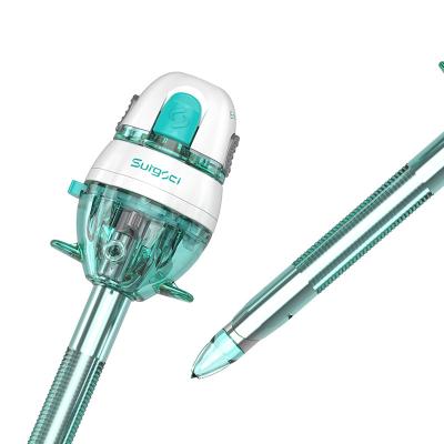 Ponta 10mm ótica habilitado Trocars Laparoscopic descartável do CE para cirurgias da laparoscopia