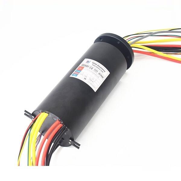 Glissement à forte intensité Ring With Aluminium Housing de balai de charbon IP51