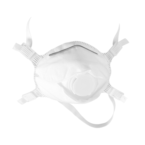 Hubei Haixin FFP3 Valve Respirator Wholesale Medical Disposable Mask Breathable Duck Bill Shape Tie-on Earloop Facemask Supplier