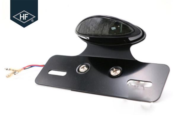 Smoke / Red / Red Lens Led Indicator Lights For Motorcycles Metal Material