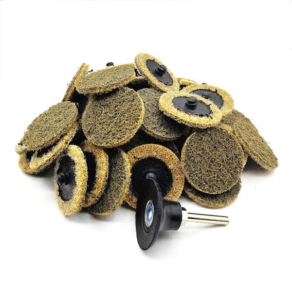 50Pcs Roll Lock Sanding Discs for Die Grinder 1Pcs 2 Inch Disc Pad Holder1/4